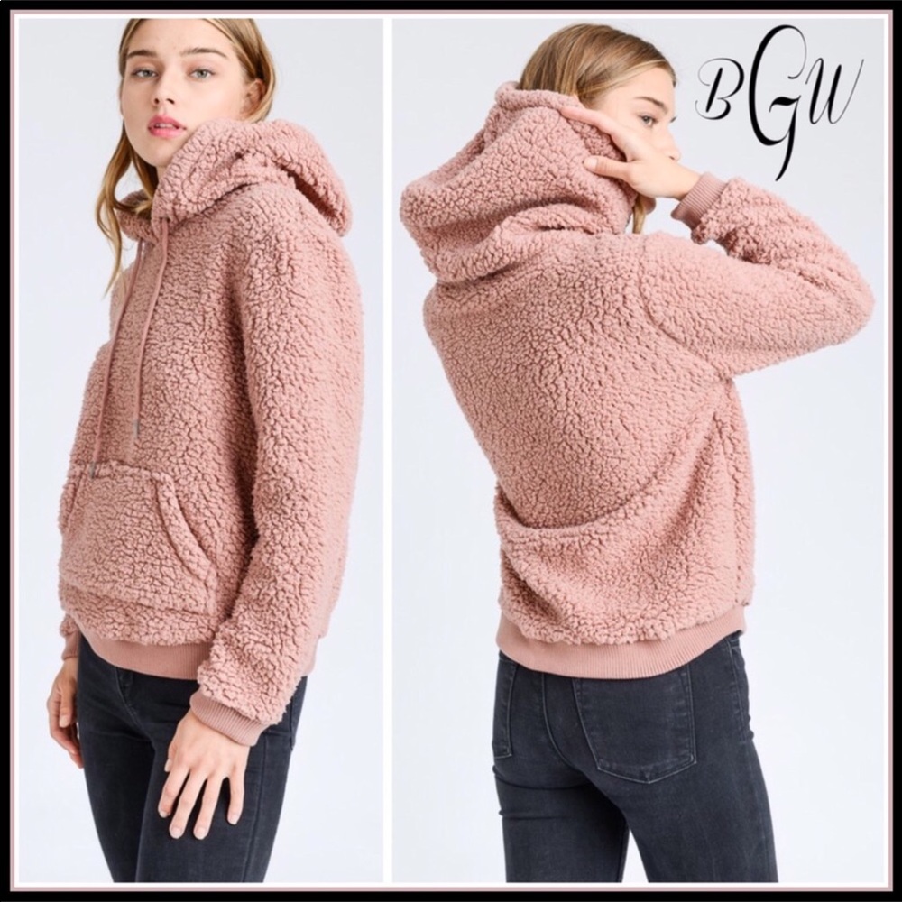 Blush Fleece Hoodie🎁🎁SALE🎁🎁
